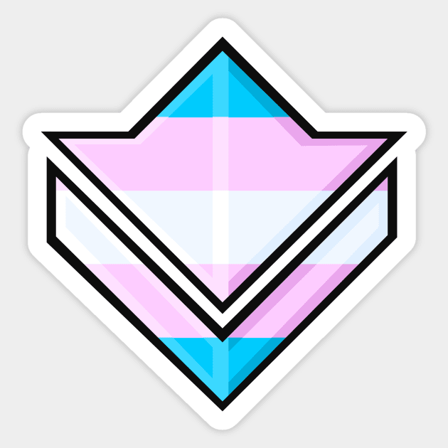 Commander Tag: Transgender Sticker by MeepDrawsThings